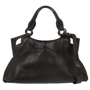 Cartier Black Marcello 2way Handbag